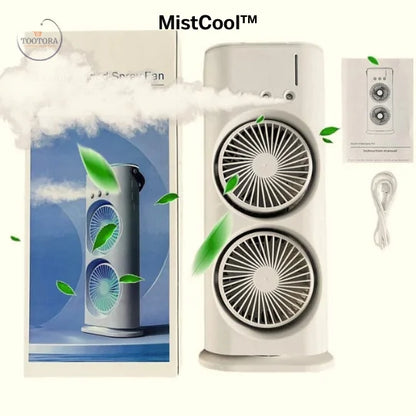 MistCool™, Ventilador doble con humidificador USB