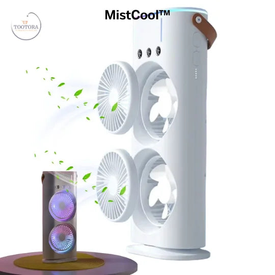 MistCool™, Ventilador doble con humidificador USB