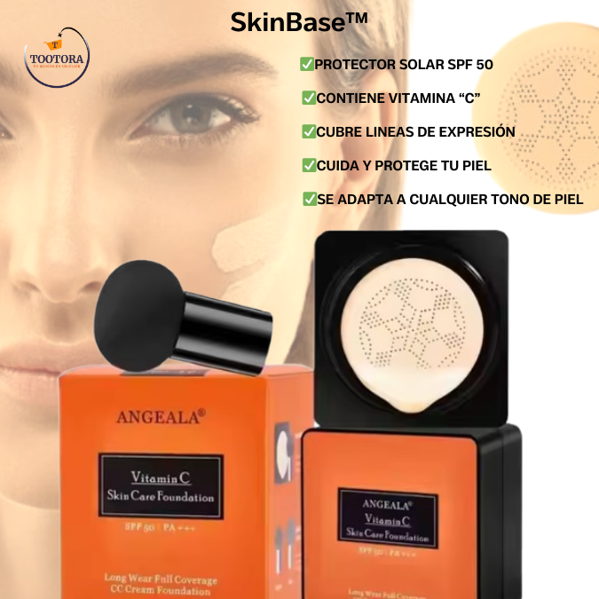 SkinBase™, Base con vitamina C y Protector solar SPF50