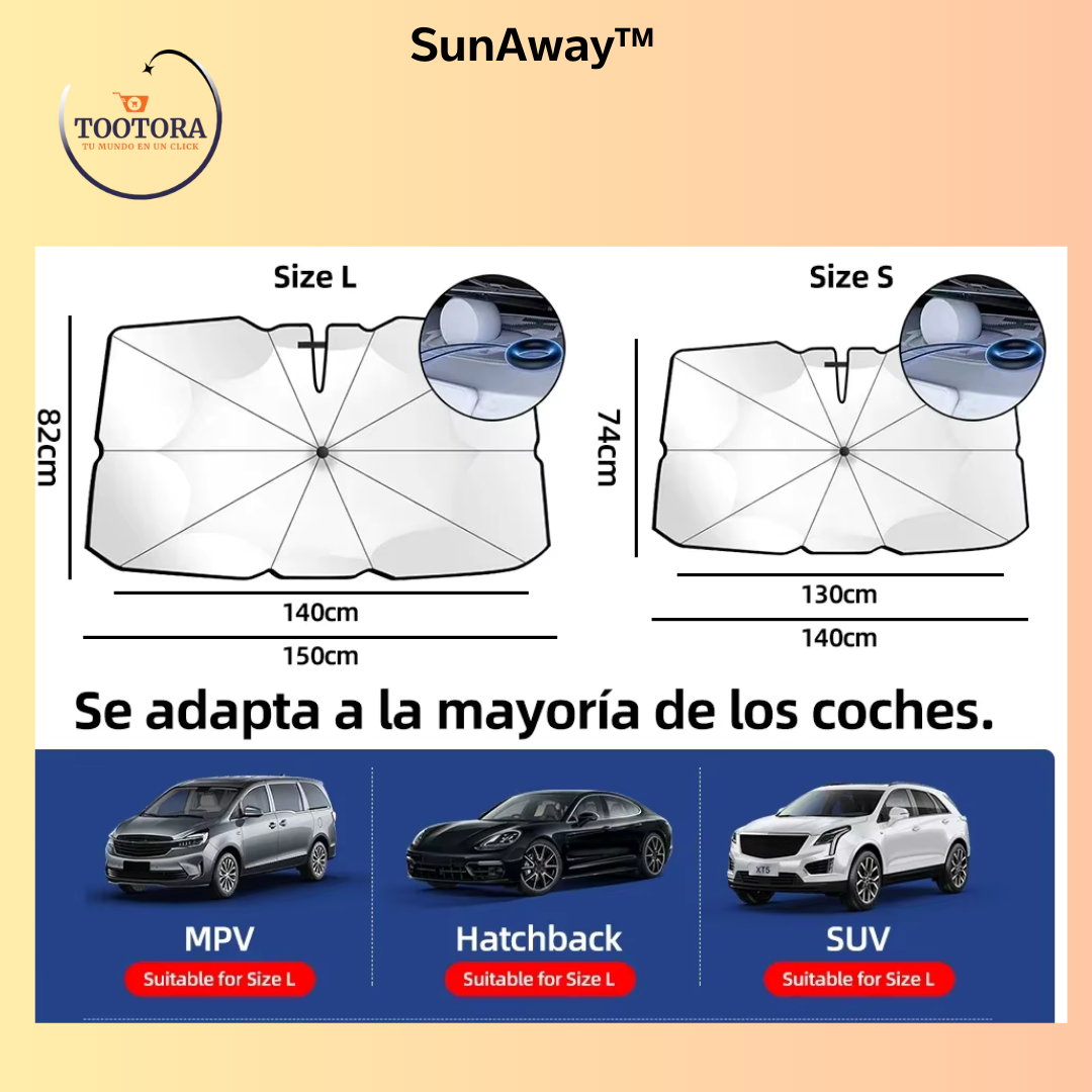 SunAway™, Parasol para Parabrisas