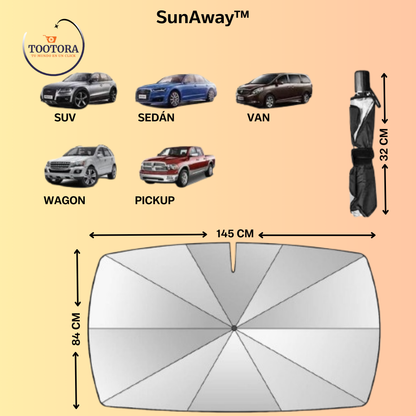 SunAway™, Parasol para Parabrisas