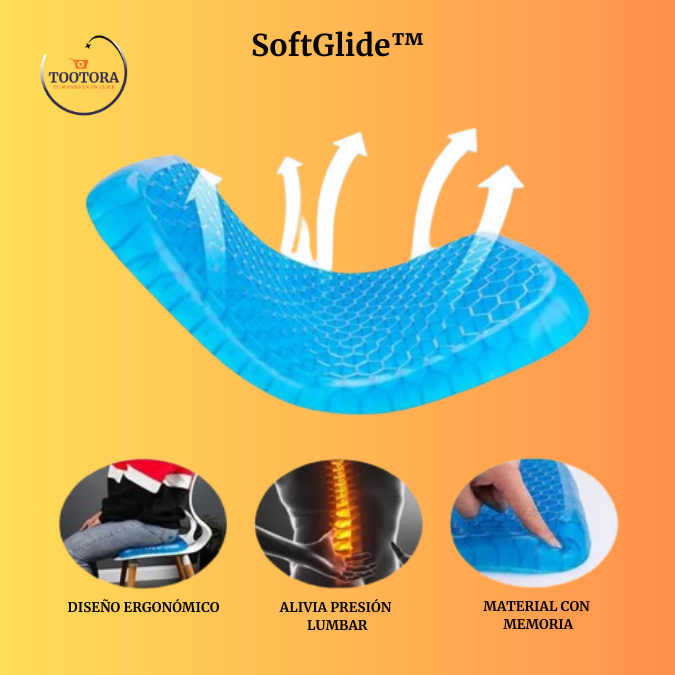 SoftGlide™, Suave Cojín de Gel